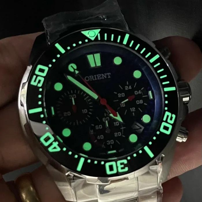 Orient Solartech Cronografo Diver Sports Sea MBSSC260 Azul