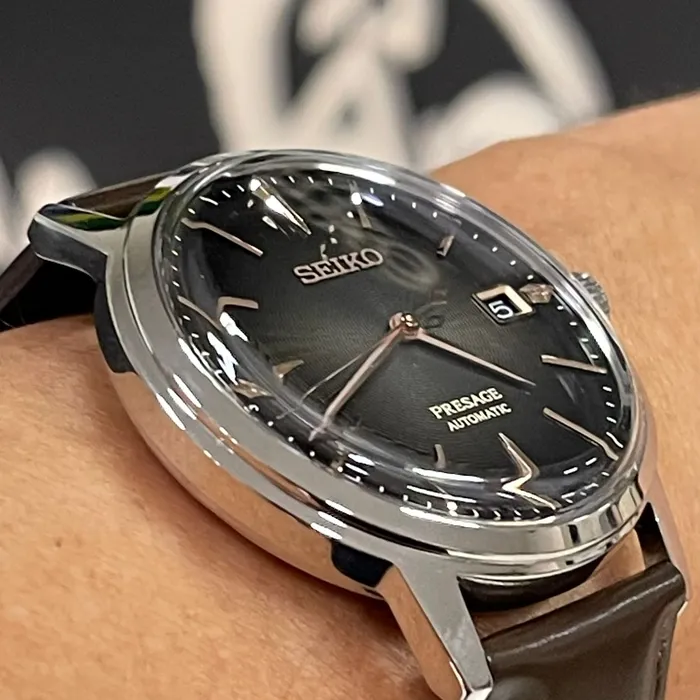 Seiko Presage Cocktail Time SRPJ17 Irish Coffee Marrom | Taniguchi Relógios