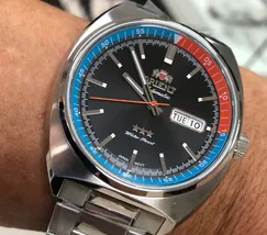 Orient 3 EStrelas Automático Classico F49ss032 Preto - imagem 1