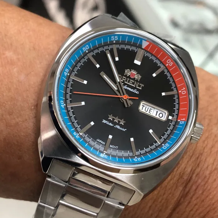 Orient 3 EStrelas Automático Classico F49ss032 Preto