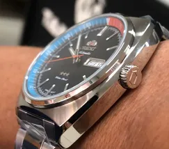 Orient 3 EStrelas Automático Classico F49ss032 Preto - imagem 4