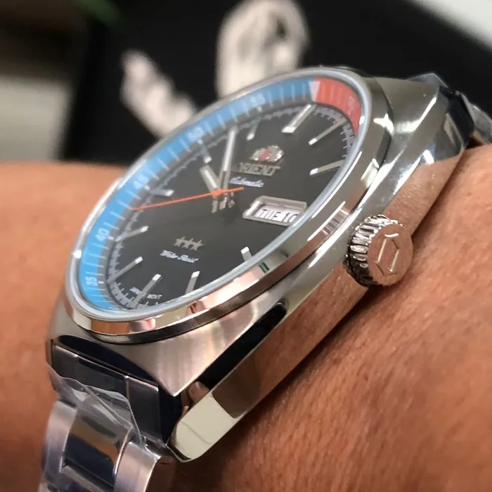 Orient 3 EStrelas Automático Classico F49ss032 Preto