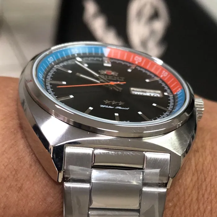 Orient 3 EStrelas Automático Classico F49ss032 Preto