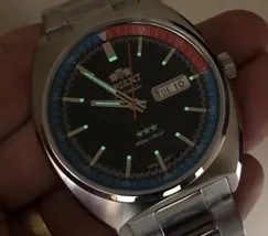 Orient 3 EStrelas Automático Classico F49ss032 Preto - imagem 6