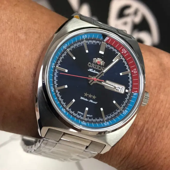 Orient 3 EStrelas Automático Classico F49ss032 Azul