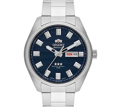 Orient 3 EStrelas Automático classico 469SS076F Azul - imagem 2