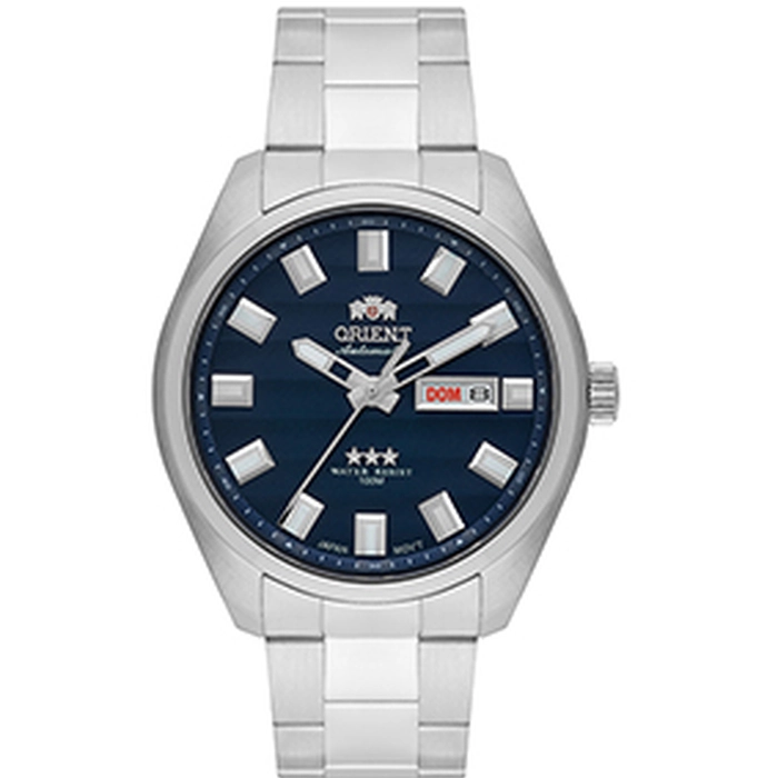 Orient 3 EStrelas Automático classico 469SS076F Azul