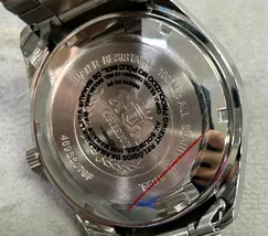 Orient 3 EStrelas Automático classico 469SS076F Azul - imagem 7