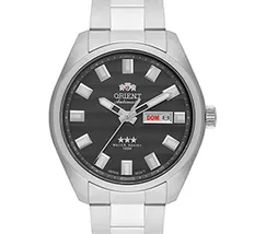 Orient 3 EStrelas Automático classico 469SS076F Grafite - imagem 2