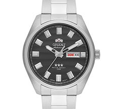 Orient 3 EStrelas Automático classico 469SS076F Grafite - imagem 2
