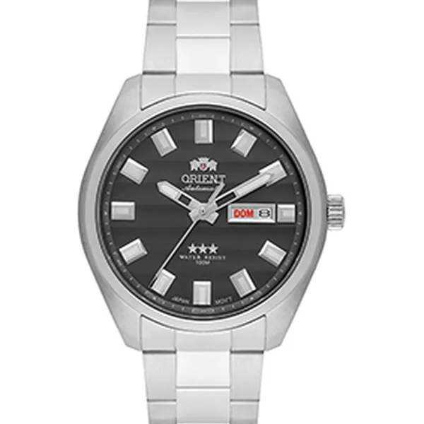 Orient 3 EStrelas Automático classico 469SS076F Grafite