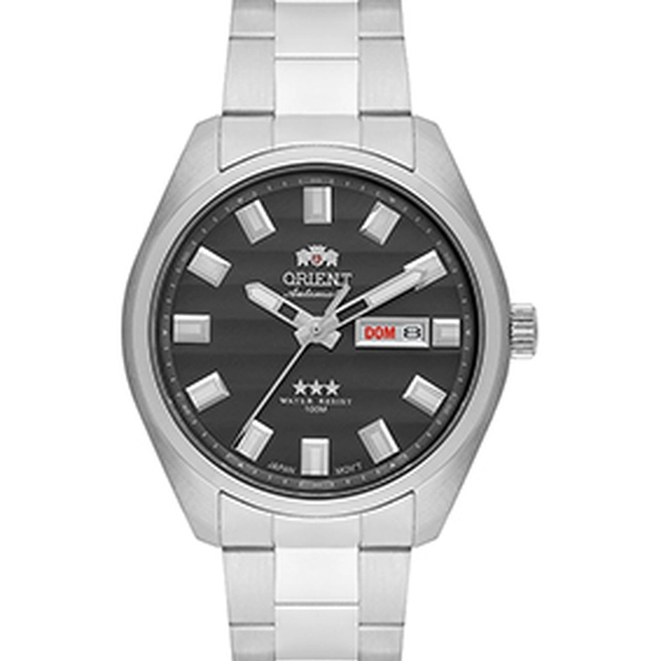 Orient 3 EStrelas Automático classico 469SS076F Grafite