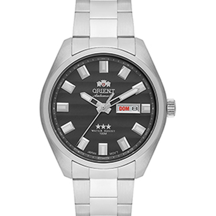 Orient 3 EStrelas Automático classico 469SS076F Grafite