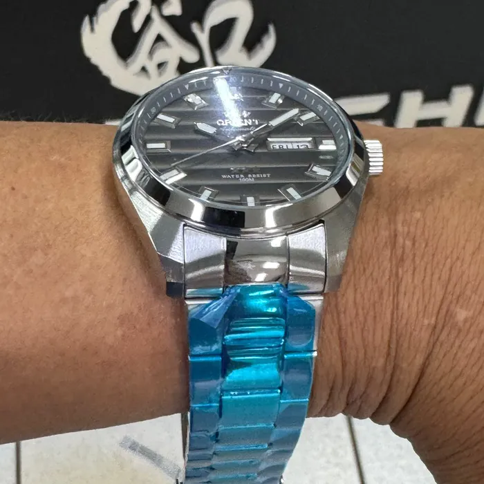 Orient 3 EStrelas Automático classico 469SS076F Grafite
