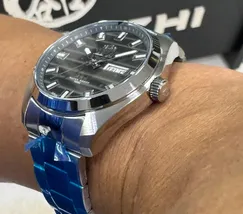 Orient 3 EStrelas Automático classico 469SS076F Grafite - imagem 4