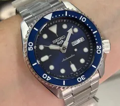 Seiko 5 Sports SRPD51 Automático Azul 42mm | Taniguchi Relógios - imagem 1