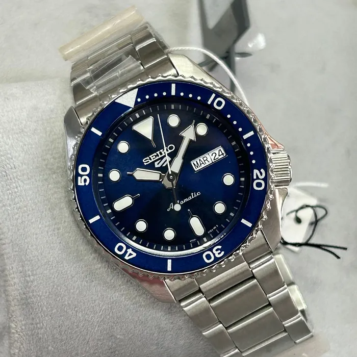 Seiko 5 Sports SRPD51 Automático Azul 42mm | Taniguchi Relógios