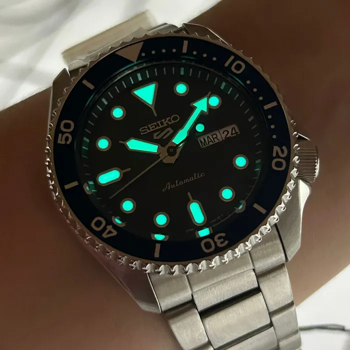 Seiko 5 Sports SRPD51 Automático Azul 42mm | Taniguchi Relógios