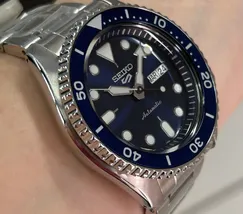 Seiko 5 Sports SRPD51 Automático Azul 42mm | Taniguchi Relógios - imagem 6