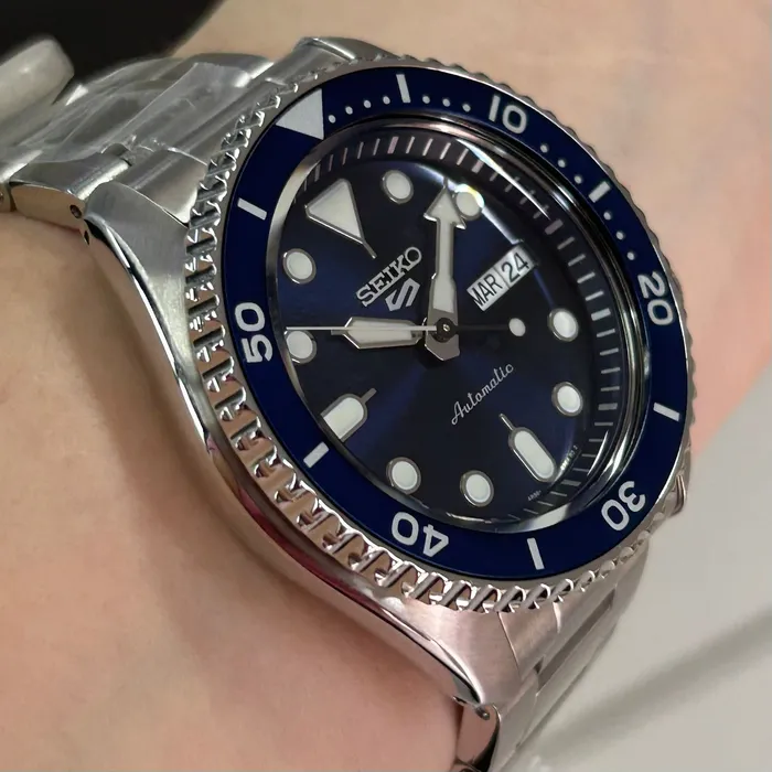 Seiko 5 Sports SRPD51 Automático Azul 42mm | Taniguchi Relógios