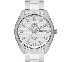 Orient 3 EStrelas Automático classico 469SS076NH Branco - imagem 2