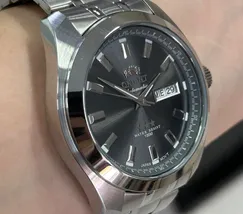 Orient 3 EStrelas Automático classico 469SS075NH Grafite - imagem 3