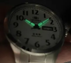 Orient 3 EStrelas Automático classico 469SS074F Branco - imagem 6