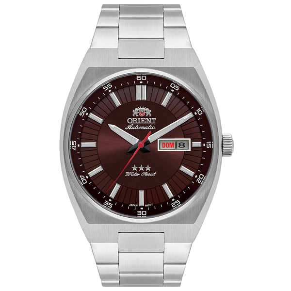 Orient 3 EStrelas Automático classico 469SS087NH Marrom