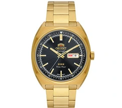 Orient 3 EStrelas Automático Classico IPGold F49GG032 Azul - imagem 2