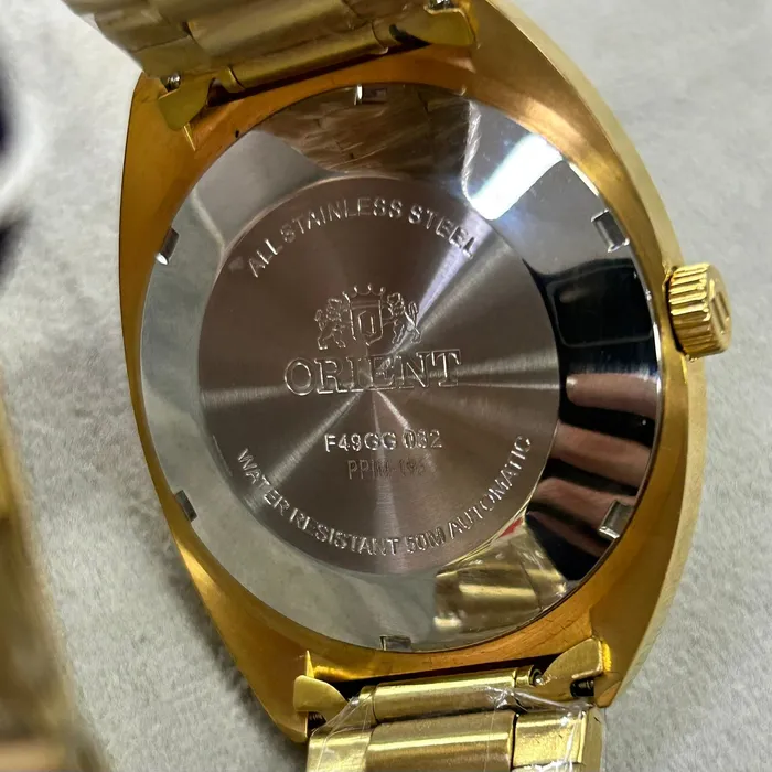 Orient 3 EStrelas Automático Classico IPGold F49GG032 Azul