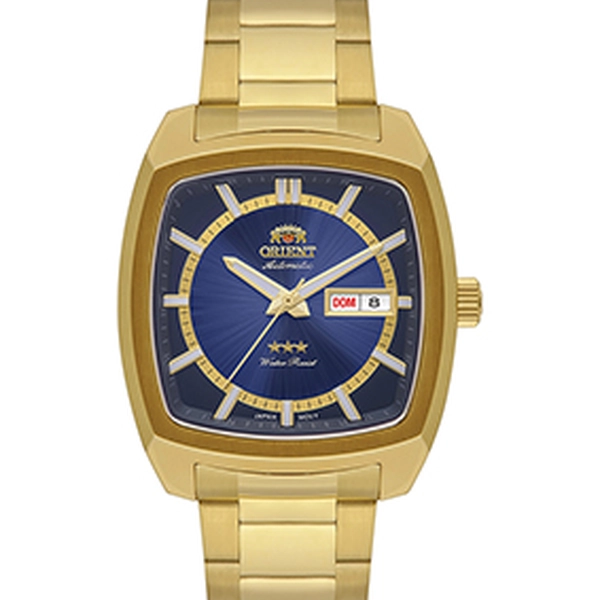 Orient 3 EStrelas Automático Classico IPGold F49GG031 Azul