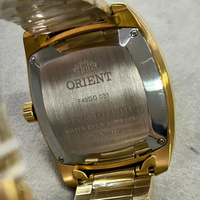 Orient 3 EStrelas Automático Classico IPGold F49GG031 Azul