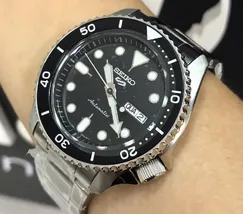 Seiko 5 Sports SRPD55 Automático Preto 42mm | Taniguchi Relógios - imagem 1