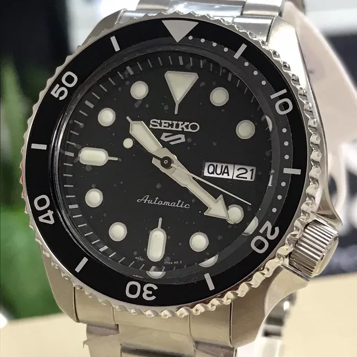 Seiko 5 Sports SRPD55 Automático Preto 42mm | Taniguchi Relógios