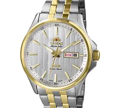 Orient 3 EStrelas Automático classico Misto 469TT043NH Branco - imagem 3