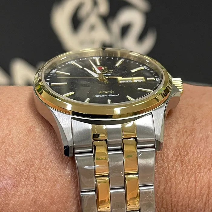 Orient 3 EStrelas Automático classico Misto 469TT043NH Preto