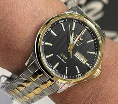 Orient 3 EStrelas Automático classico Misto 469TT043NH Preto - imagem 1