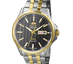 Orient 3 EStrelas Automático classico Misto 469TT043NH Preto - imagem 3