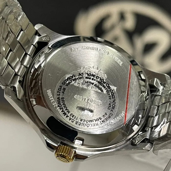 Orient 3 EStrelas Automático classico Misto 469TT043F Branco