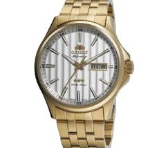 Orient 3 EStrelas Automático classico IPGold 469GP043NH Branco - imagem 2