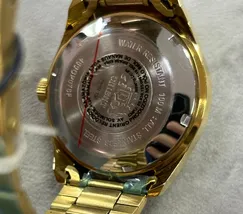 Orient 3 EStrelas Automático classico IPGold 469GP076F Azul - imagem 8