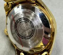 Orient 3 EStrelas Automático classico IPGold 469GP076F verde - imagem 7