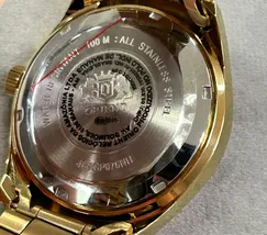 Orient 3 EStrelas Automático classico IPGold 469GP076NH Branco - imagem 8