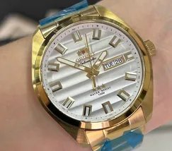 Orient 3 EStrelas Automático classico IPGold 469GP076NH Branco - imagem 1