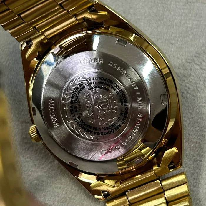 Orient 3 EStrelas Automático classico IPGold 469WC2NH vermelho