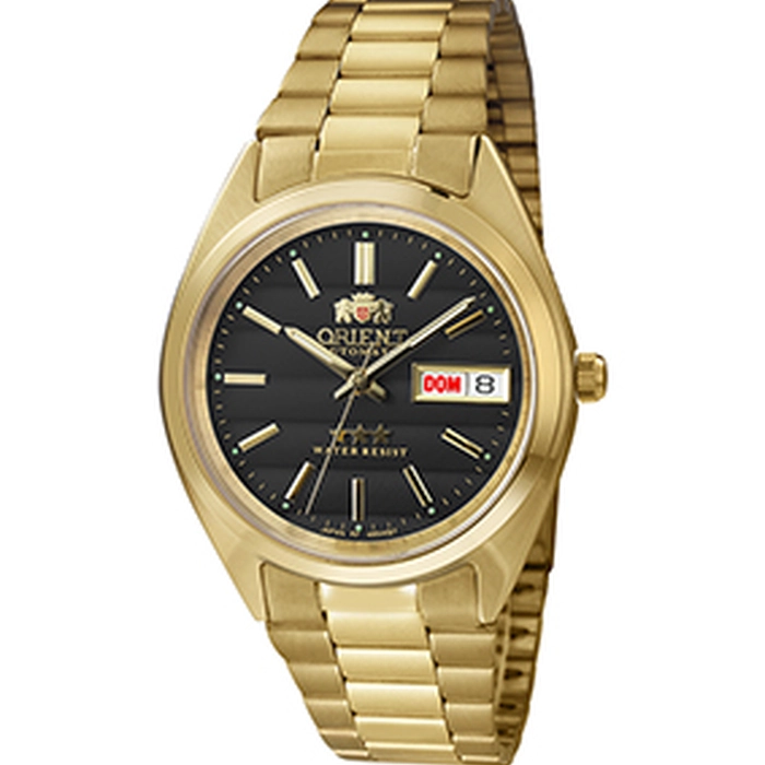 Orient 3 EStrelas Automático classico IPGold 469WC2F Preto