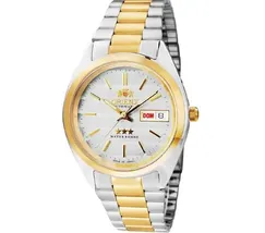 Orient 3 EStrelas Automático classico Misto 469WC1F Branco - imagem 2