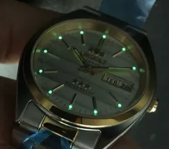 Orient 3 EStrelas Automático classico Misto 469WC1F Branco - imagem 6