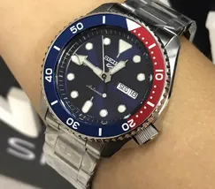 Seiko 5 Sports SRPD53 Automático Pepsi Azul e Vermelho | Taniguchi Relógios - imagem 1