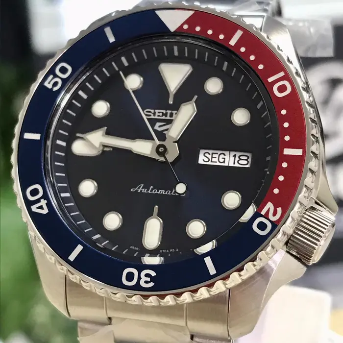 Seiko 5 Sports Automático SRPD53B1 azul pepsi